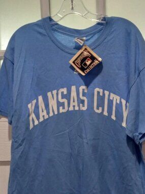New Kansas City Royals Bret Saberhagen Double Sided T-Shirt Size Large MLB Men